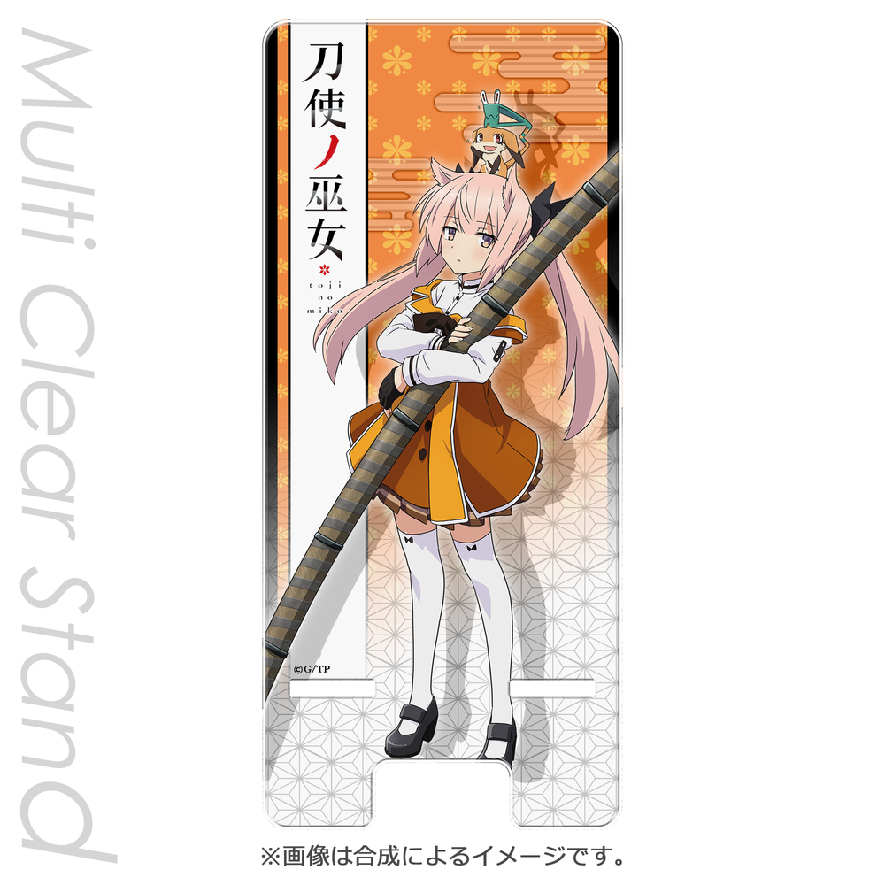 Katana Maidens Toji No Miko Multi Clear Stand Mashiko Kaoru 刀使ノ巫女 マルチクリアスタンド 益子薫 Anime Goods Card Phone Accessories