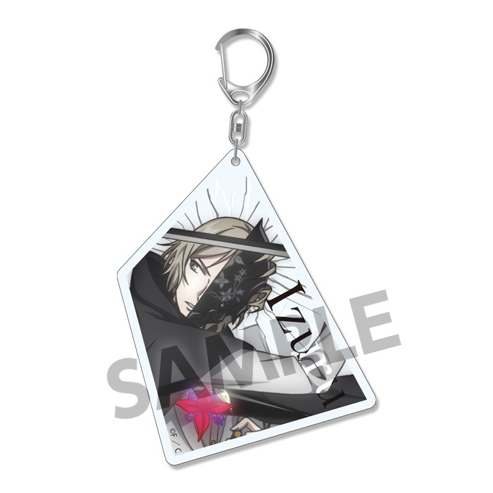 Caligula Acrylic Key Chain Minezawa Izuru Set Of 3 Pieces Caligula カリギュラ アクリルキーホルダー 峯沢維弦 Anime Goods Key Holders Straps