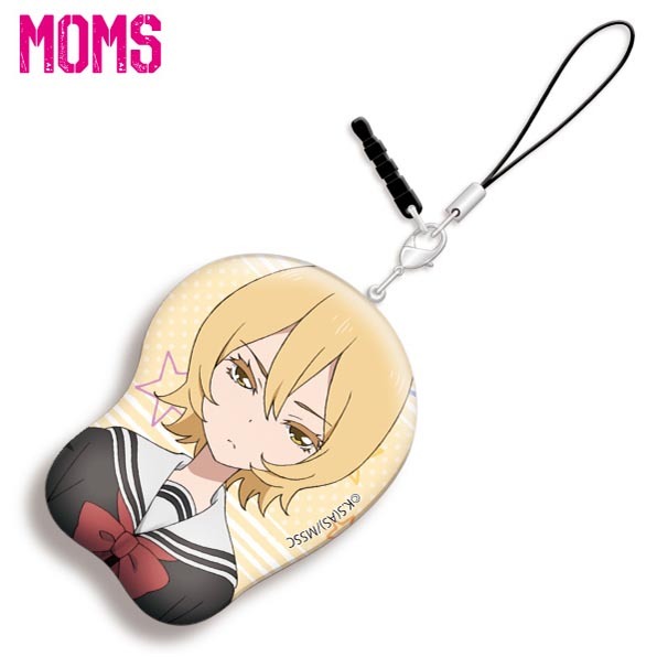 Magical Girl Site Moms Mini Oppai Mouse Pad Strap Yatsumura Tsuyuno Set Of 2 Pieces 魔法少女サイト Moms ミニおっぱいマウスパッドストラップ 奴村露乃 Anime Goods Key Holders Straps