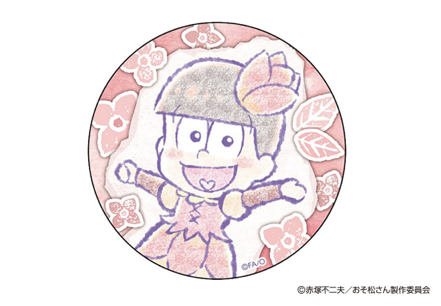 Osomatsu San Ruccolle Gift Of Flowers Can Badge Osomatsu Set Of 3 Pieces おそ松さん るっこれ 花のおくりもの 缶バッジ おそ松 Anime Goods Badges