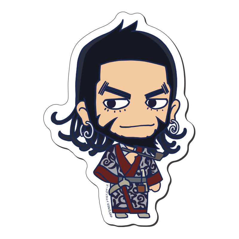 Golden Kamuy Die Cut Magnet 09 Kiroranke Set Of 3 Pieces ゴールデンカムイ ダイカットマグネット 09 キロランケ Anime Goods Illustrations