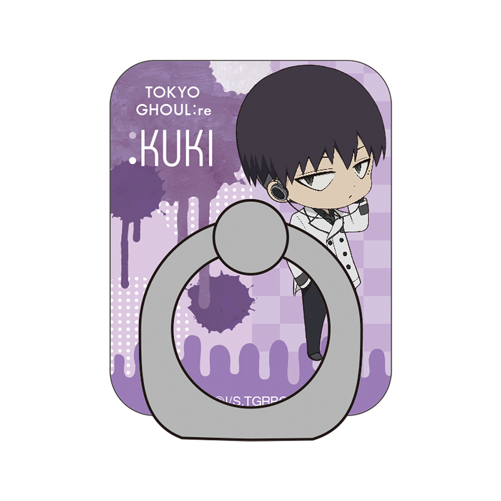 Tokyo Ghoul Re Smartphone Ring 2 Urie Kuki 東京喰種トーキョーグール Re スマホリング 2 瓜江久生 Anime Goods Card Phone Accessories