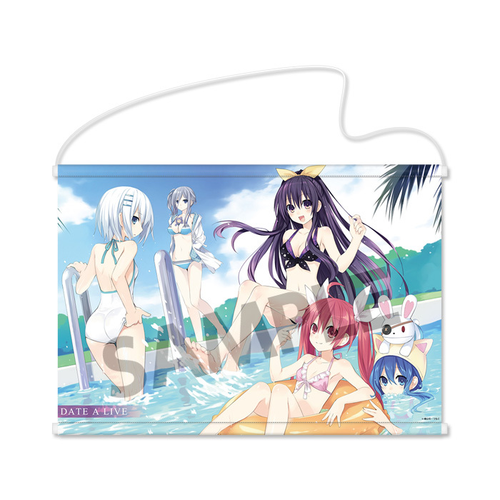 Date A Live Original Edition B2 Tapestry Swimsuit Ver 1 Set Of 2 Pieces デート ア ライブ 原作版 B2タペストリー 水着ver 1 Anime Goods Illustrations