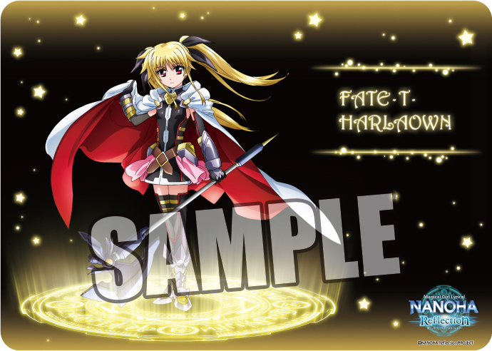 Character Rubber Mat Magical Girl Lyrical Nanoha Reflection Fate T Harlaown キャラクター万能ラバーマット 魔法少女リリカルなのは Reflection フェイト T ハラオウン Anime Goods Commodity Goods Groceries