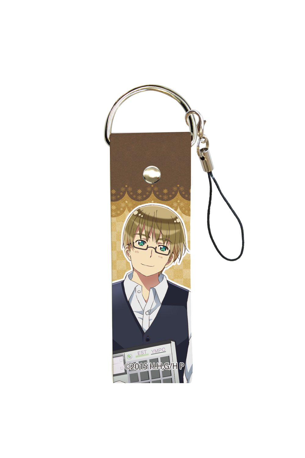 Big Leather Strap Hetalia The World Twinkle 10 Estonia Finland ビッグレザーストラップ ヘタリア The World Twinkle 10 エストニア フィンランド Anime Goods Key Holders Straps