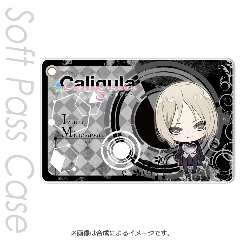 Caligula Slim Soft Pass Case Minezawa Izuru Sd Caligula カリギュラ スリムソフトパスケース 峯沢維弦sd Anime Goods Card Phone Accessories