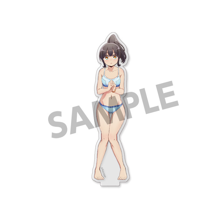 Harukana Receive Acrylic Figure Higa Kanata Set Of 2 Pieces はるかなレシーブ アクリルフィギュア 比嘉かなた Anime Goods Illustrations