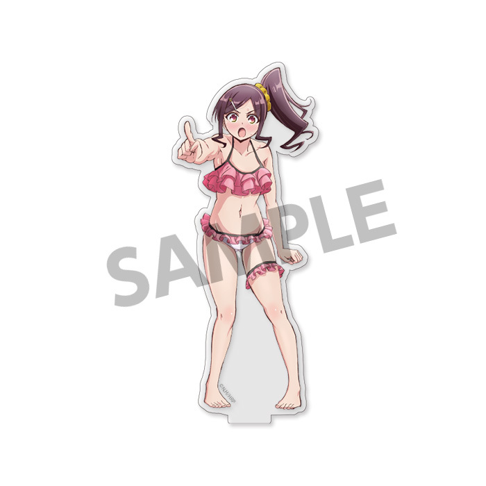 Harukana Receive Acrylic Figure Oshiro Akari Set Of 2 Pieces はるかなレシーブ アクリルフィギュア 大城あかり Anime Goods Illustrations