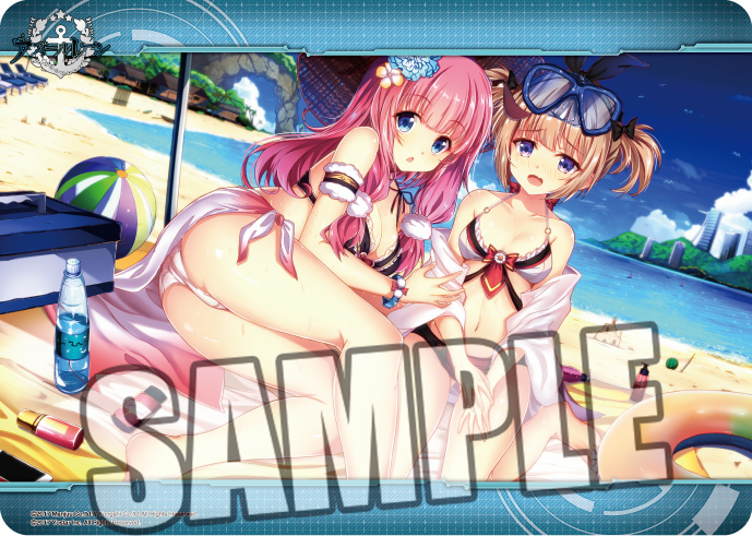 Character Rubber Mat Azur Lane Suffolk Norfolk キャラクター万能ラバーマット アズールレーン サフォーク ノーフォーク Anime Goods Commodity Goods Groceries