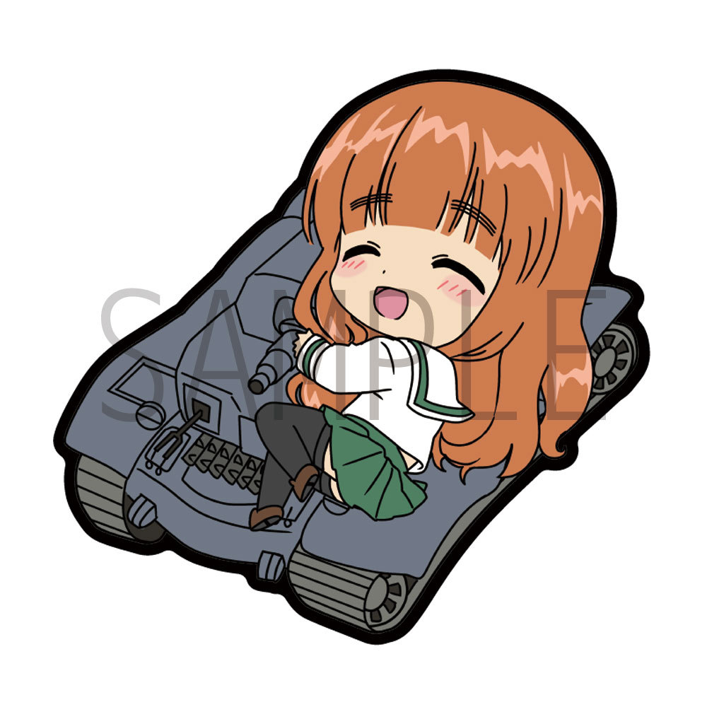 Girls Und Panzer Das Finale Pettari Patch Takebe Saori Set Of 3 Pieces ガールズ パンツァー 最終章 ぺったりワッペン 武部沙織 Anime Goods Illustrations