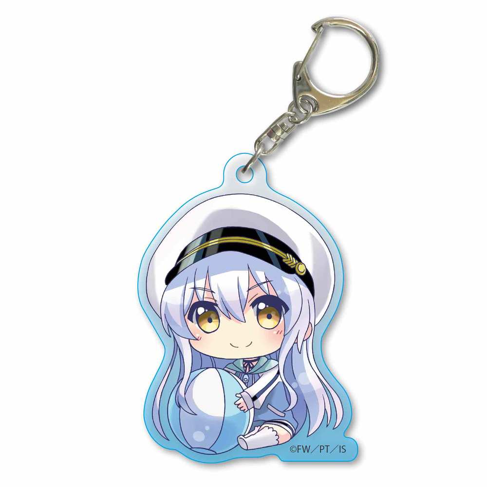 Island Gyugyutto Acrylic Key Chain Ohara Rinne Set Of 3 Pieces Island ぎゅぎゅっとアクリルキーホルダー 御原凛音 Anime Goods Key Holders Straps