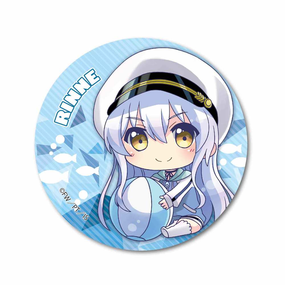 Island Gyugyutto Can Badge Ohara Rinne Set Of 3 Pieces Island ぎゅぎゅっと缶バッチ 御原凛音 Anime Goods Badges