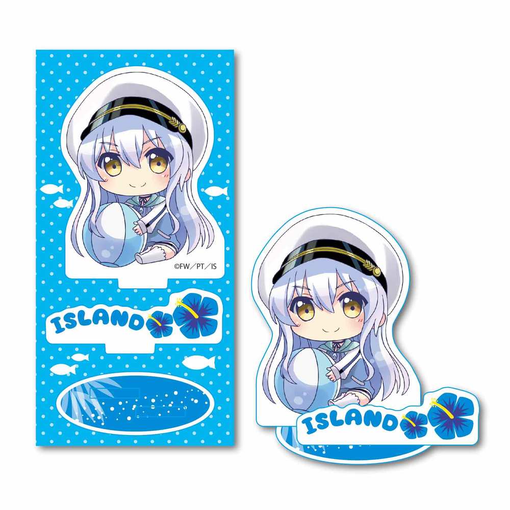 Island Gyugyutto Acrylic Figure Ohara Rinne Island ぎゅぎゅっとアクリルフィギュア 御原凛音 Anime Goods Illustrations