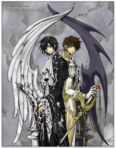 Code Geass Lelouch Of The Rebellion Clamp Illustration Canvas Art Lelouch Suzaku コードギアス 反逆のルルーシュ Clampイラスト キャンバスアート ルルーシュ スザク Anime Goods Illustrations