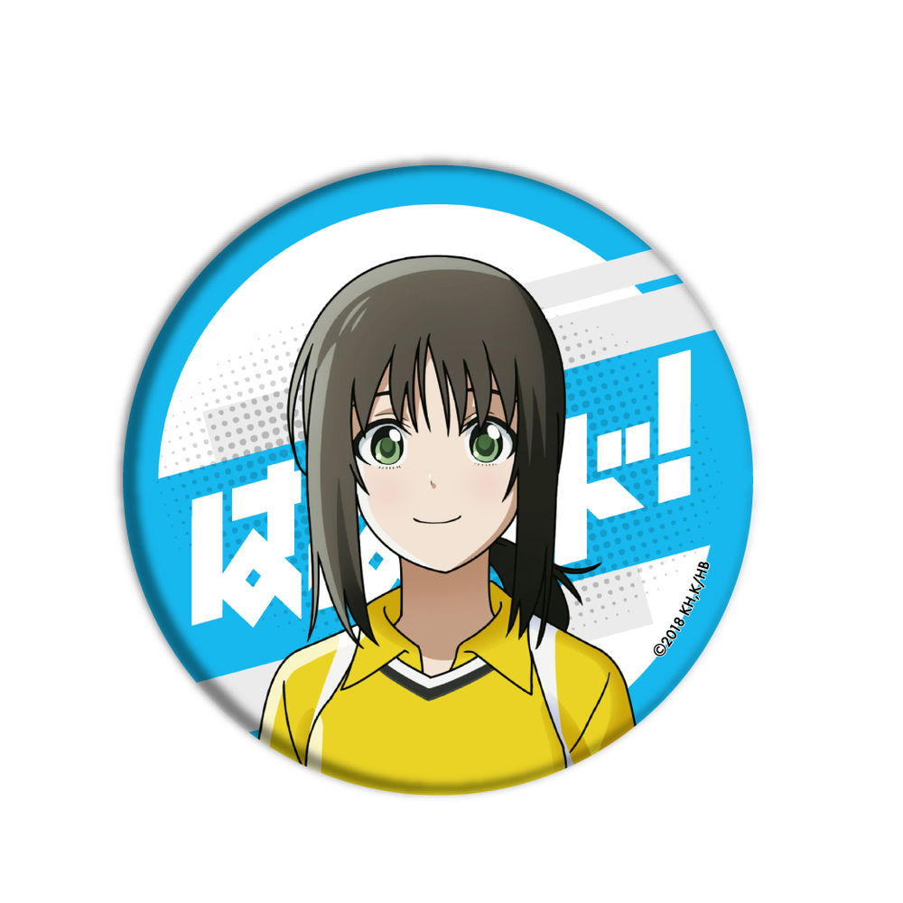 Can Badge Hanebad 01 Hanesaki Ayano Set Of 3 Pieces 缶バッジ はねバド 01 羽咲綾乃 Anime Goods Badges