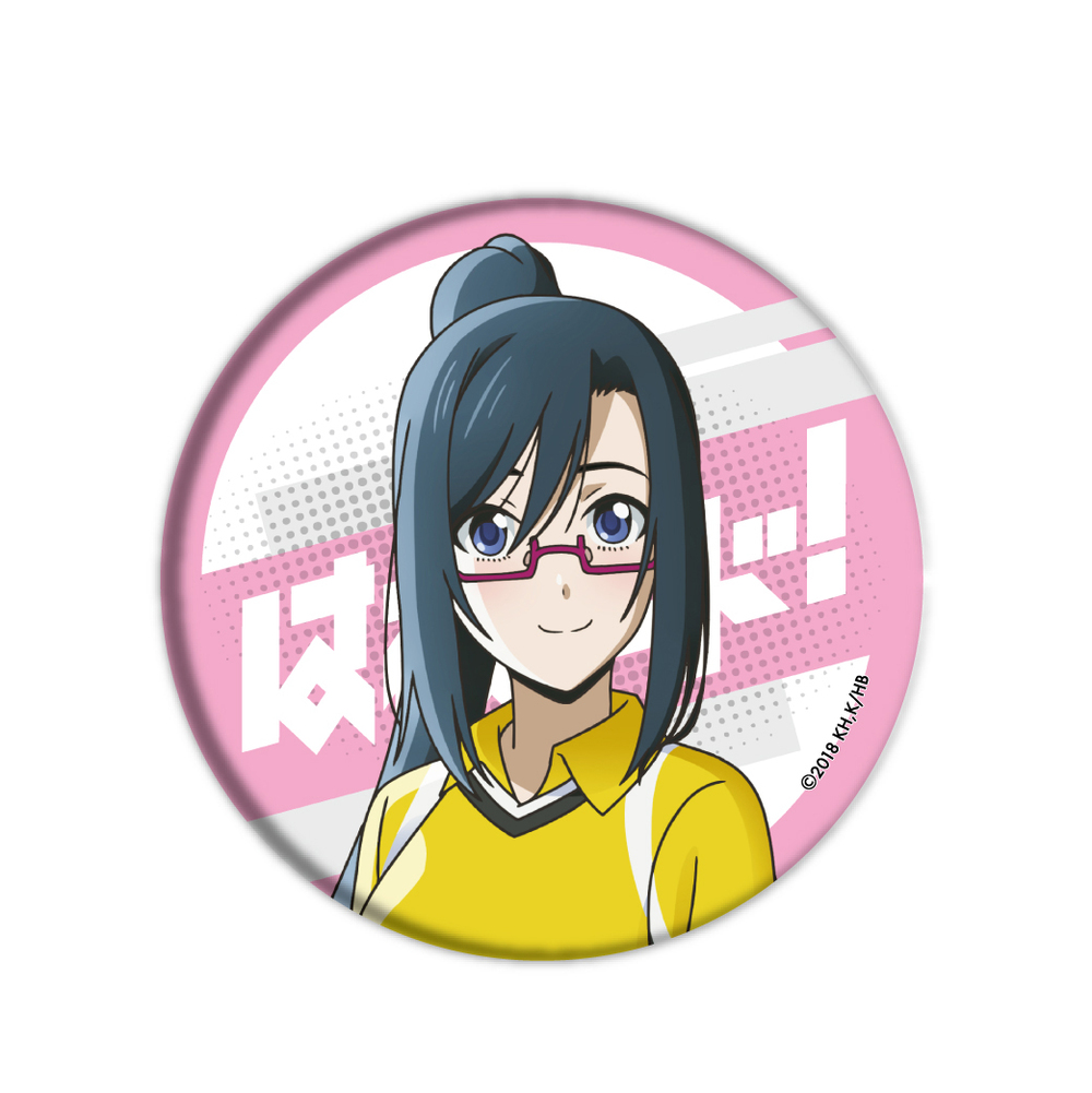 Can Badge Hanebad 03 Izumi Riko Set Of 3 Pieces 缶バッジ はねバド 03 泉理子 Anime Goods Badges