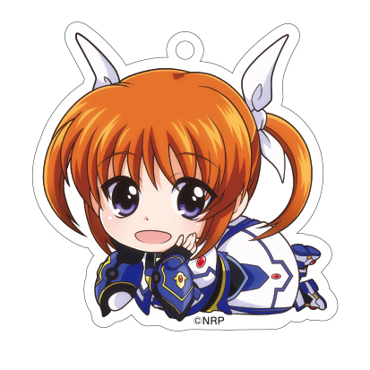 Magical Girl Lyrical Nanoha Reflection Gororin Acrylic Key Chain 1 Takamachi Nanoha Set Of 2 Pieces 魔法少女リリカルなのは Reflection ごろりんアクリルキーホルダー 1 高町なのは Anime Goods Key Holders Straps