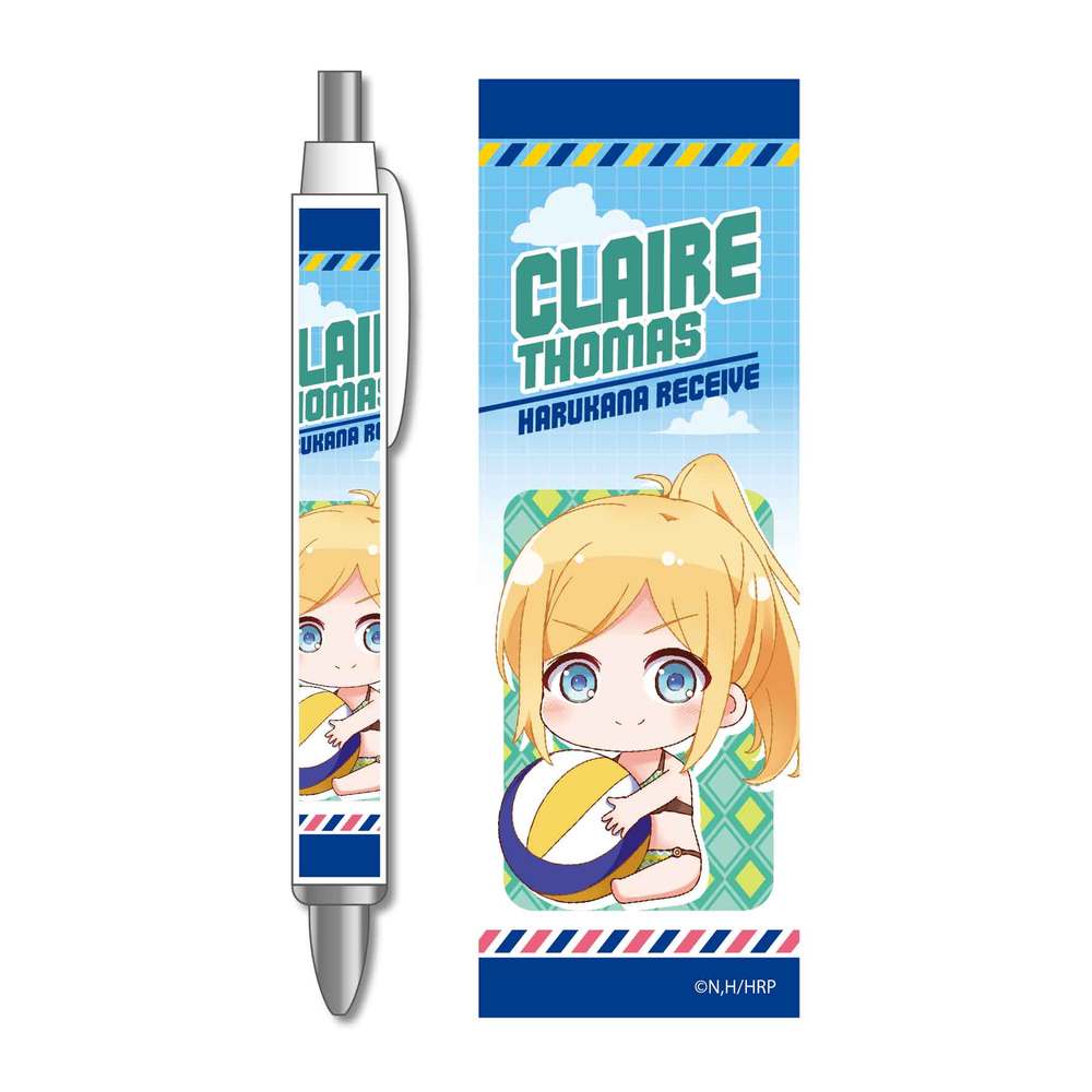 Harukana Receive Gyugyutto Ballpoint Pen Thomas Claire Set Of 2 Pieces はるかなレシーブ ぎゅぎゅっとボールペン トーマス 紅愛 Anime Goods Stationery Stationary
