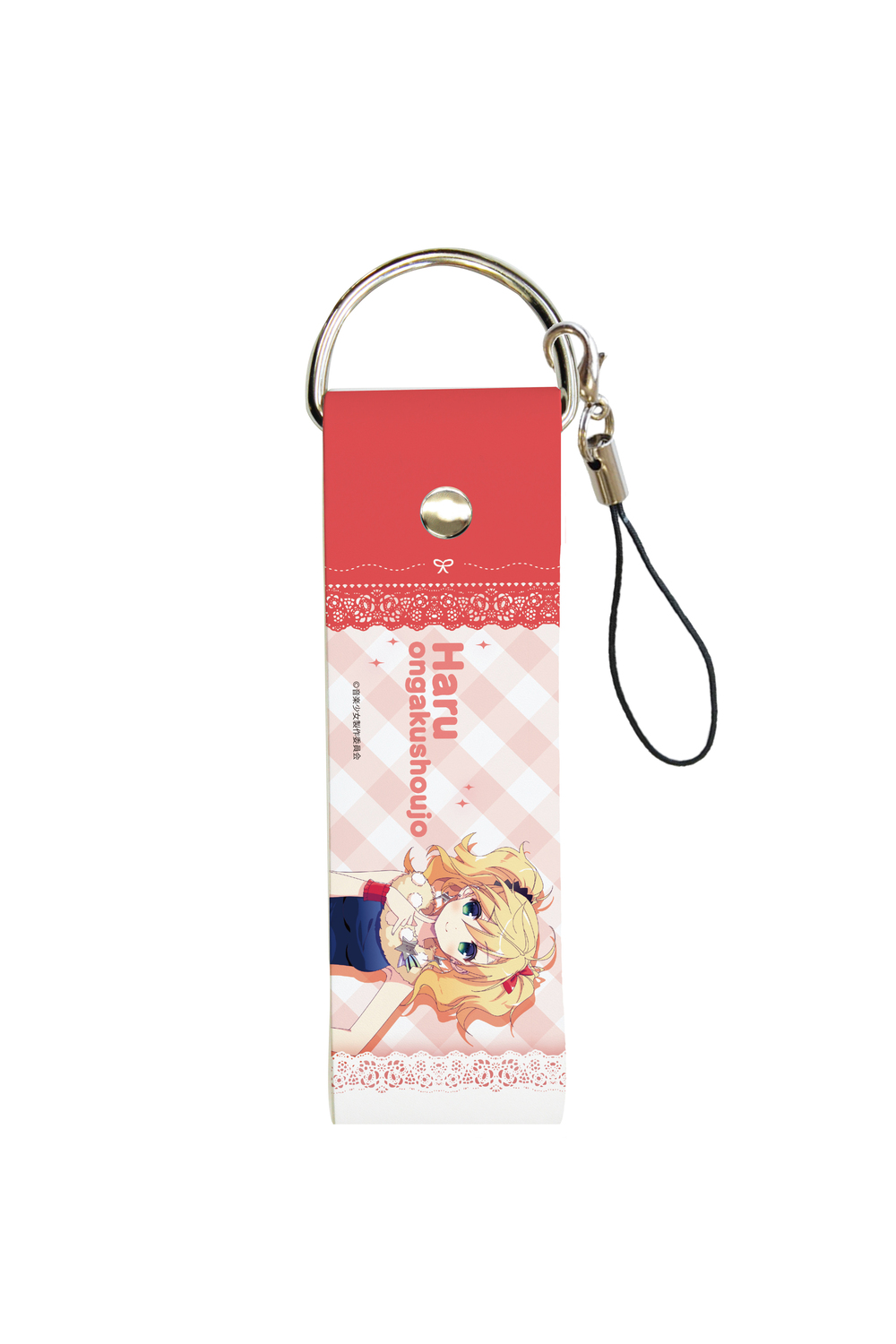 Big Leather Strap Ongaku Shoujo 02 Chitose Haru ビッグレザーストラップ 音楽少女 02 千歳ハル Anime Goods Key Holders Straps