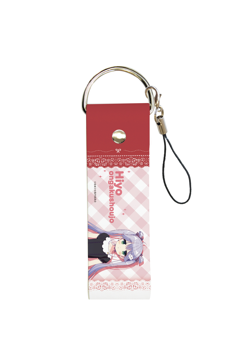 Big Leather Strap Ongaku Shoujo 07 Yukino Hiyo ビッグレザーストラップ 音楽少女 07 雪野日陽 Anime Goods Key Holders Straps