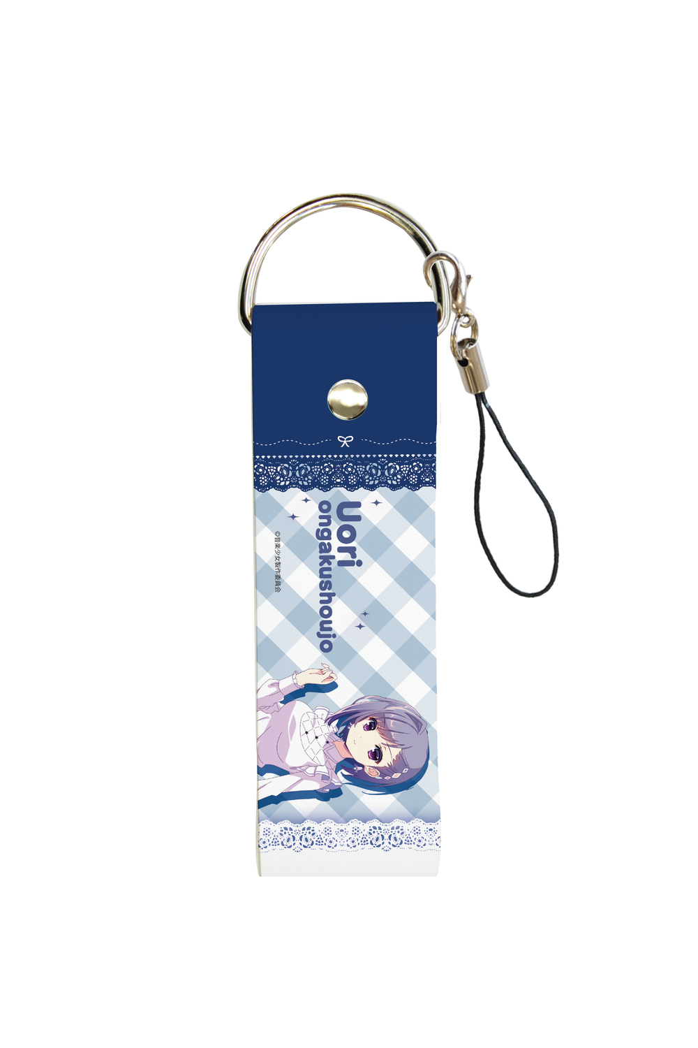 Big Leather Strap Ongaku Shoujo 11 Mukae Uori ビッグレザーストラップ 音楽少女 11 迎羽織 Anime Goods Key Holders Straps