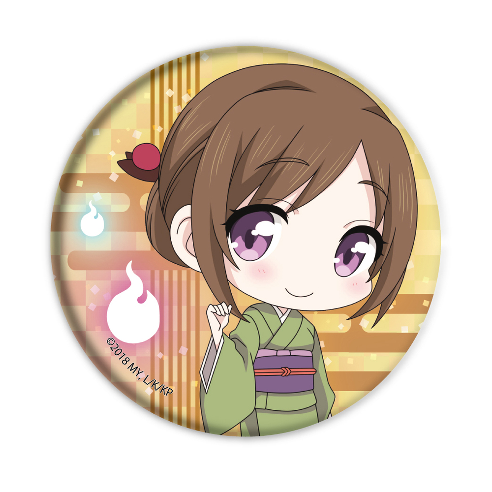 Can Badge Kakuriyo No Yadomeshi 01 Tsubaki Aoi Sd Set Of 3 Pieces 缶バッジ かくりよの宿飯 01 津場木葵 Sd Anime Goods Badges