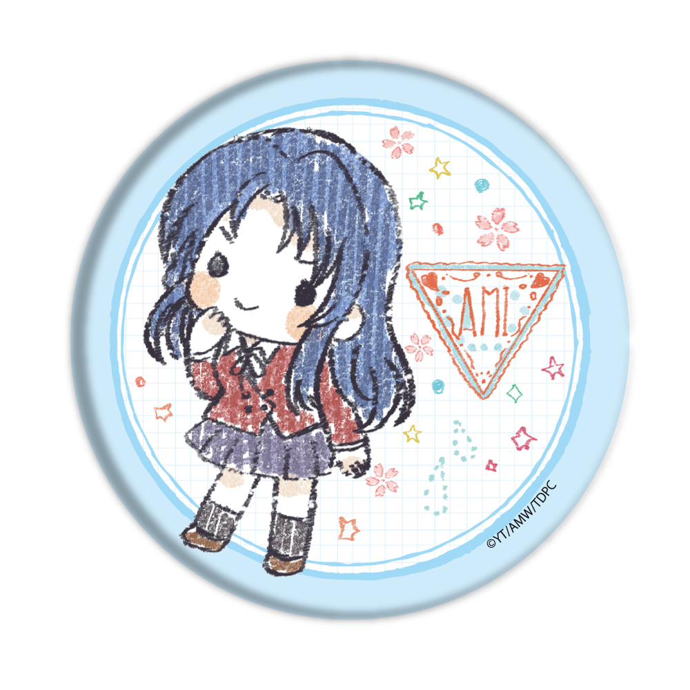 Can Badge Toradora 04 Kawashima Ami Graff Art Design Set Of 3 Pieces 缶バッジ とらドラ 04 川嶋亜美 グラフアートデザイン Anime Goods Badges