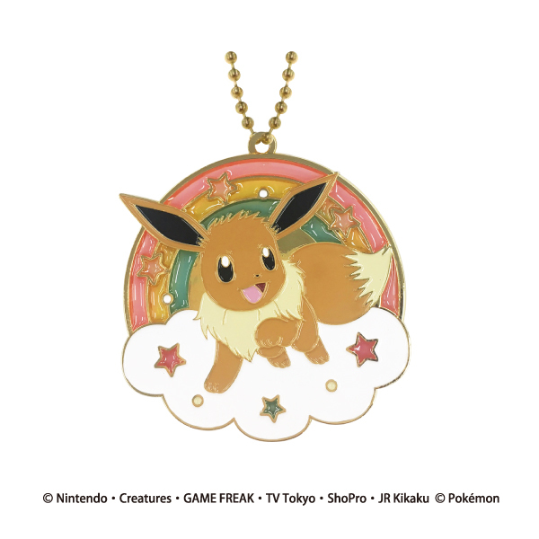 Pokemon Stained Glass Ball Chain Eevee Ver. (SET OF 10 PIECES) | ポケットモンスター  ステンドグラスボールチェーン イーブイVer. | Anime Goods | Candy Toys / Trading Figures |  4544815042610