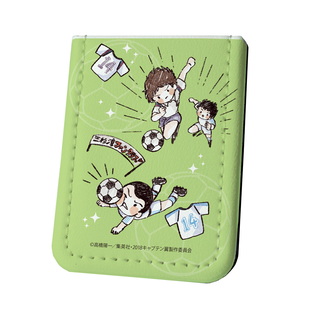 Leather Sticky Book Captain Tsubasa 03 Ishizaki Ryo Misugi Jun Graff Art Design Set Of 3 Pieces レザーフセンブック キャプテン翼 03 石崎了 三杉淳 グラフアートデザイン Anime Goods Card Phone Accessories