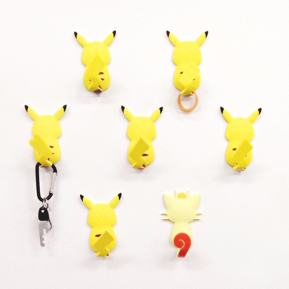 Pokemon Magnet Hook Pokemon Tail Pikachu Female | マグネットフック ポケモンテール ピカチュウ メスの すがた | Anime Goods | 4511546095154