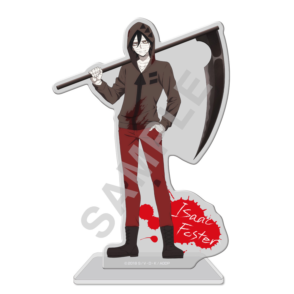 Anime Satsuriku No Tenshi Acrylic Stand Zack アニメ 殺戮の天使 アクリルスタンド ザック Anime Goods Illustrations