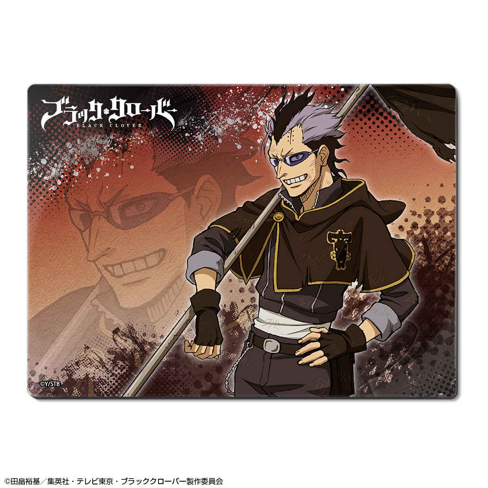 Black Clover Mouse Pad Design 05 Magna Swing Set Of 3 Pieces ブラッククローバー マウスパッド デザイン05 マグナ スウィング Anime Goods Stationery Stationary