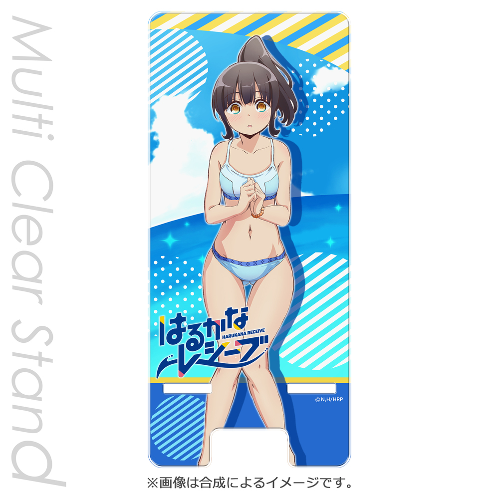 Harukana Receive Multi Clear Stand Higa Kanata はるかなレシーブ マルチクリアスタンド 比嘉かなた Anime Goods Card Phone Accessories