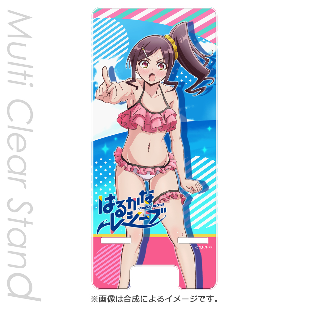 Harukana Receive Multi Clear Stand Oshiro Akari はるかなレシーブ マルチクリアスタンド 大城あかり Anime Goods Card Phone Accessories