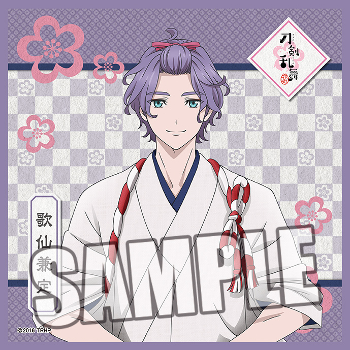 Touken Ranbu Hanamaru Microfiber Mini Towel Kasen Kanesada Set Of 3 Pieces 刀剣乱舞 花丸 マイクロファイバーミニタオル 歌仙兼定 Anime Goods Commodity Goods Groceries