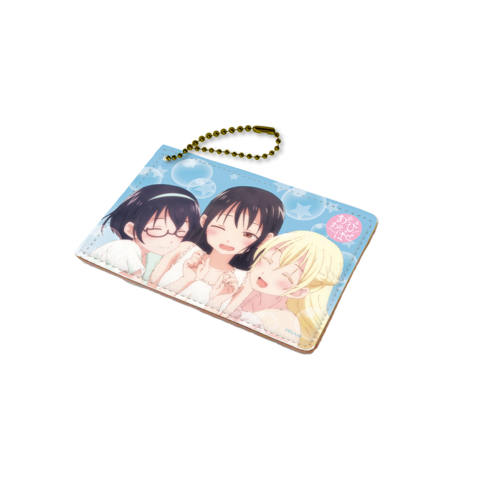 Chara Pass Case Asobi Asobase 01 Asobinin Study Group キャラパス あそびあそばせ 01 遊び人研究会 Anime Goods Card Phone Accessories