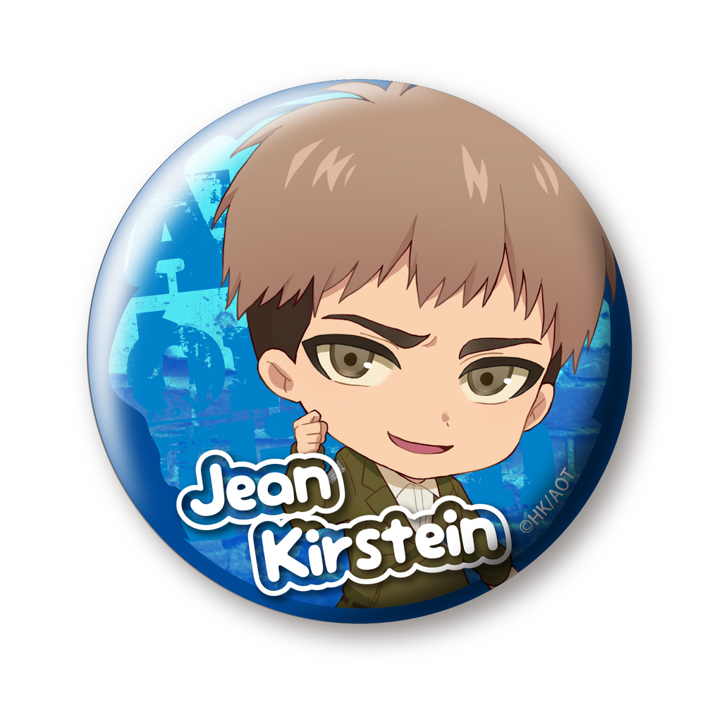 Attack On Titan Can Badge Jean Kirstein Set Of 3 Pieces 進撃の巨人 缶バッジ ジャン キルシュタイン Anime Goods Badges