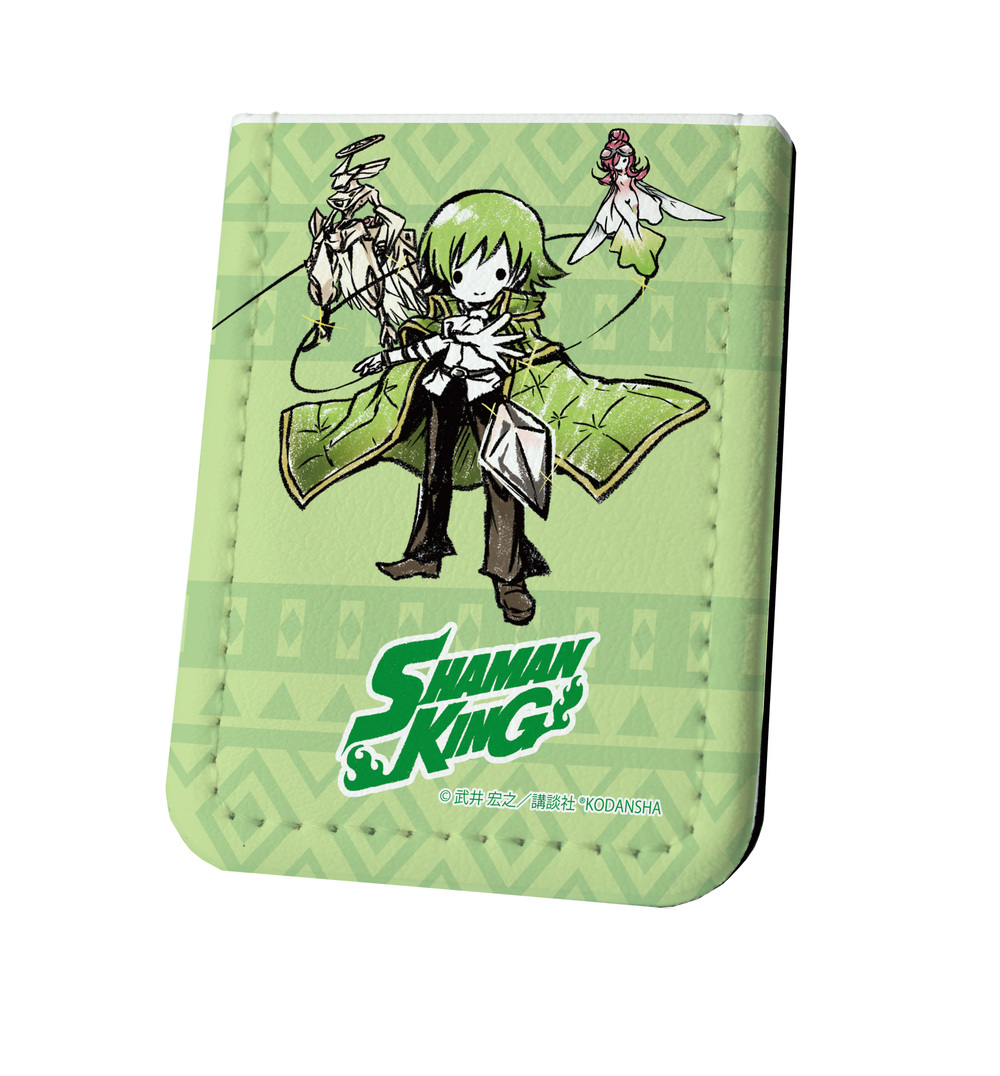 Leather Sticky Book Shaman King 05 Lyserg Graff Art Design Set Of 3 Pieces レザーフセンブック シャーマンキング 05 リゼルグ グラフアートデザイン Anime Goods Card Phone Accessories