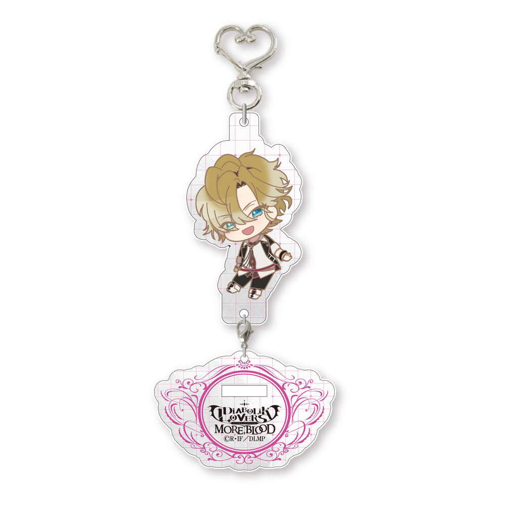 Diabolik Lovers More Blood Acrylic Stand Key Chain Mukami Kou Diabolik Lovers More Blood アクリルスタンドキーホルダー 無神コウ Anime Goods Key Holders Straps