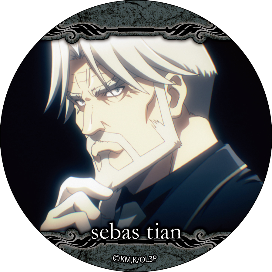 Overlord Iii Can Badge Sebas Tian Set Of 3 Pieces オーバーロードiii カンバッジ セバス チャン Anime Goods Badges