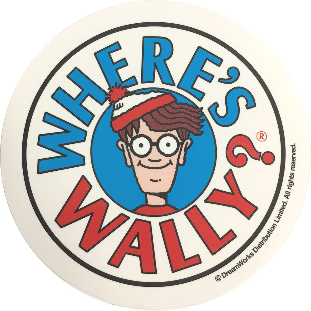 Where S Wally Suitcase Label Logo Set Of 5 Pieces ウォーリーをさがせ スーツケースラベル ロゴ Anime Goods Commodity Goods Groceries