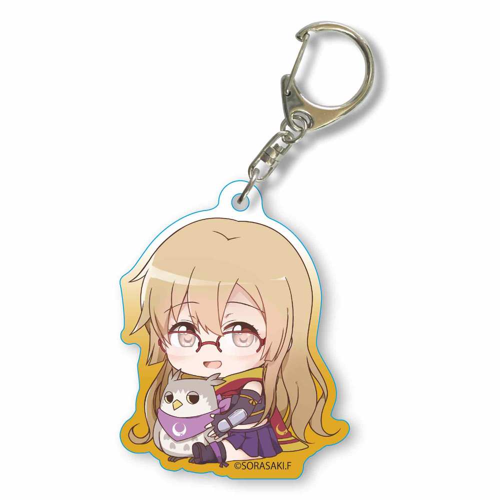 Release The Spyce Gyugyutto Acrylic Key Chain Aoba Hatsume Set Of 3 Pieces Release The Spyce ぎゅぎゅっとアクリルキーホルダー 青葉初芽 Anime Goods Key Holders Straps