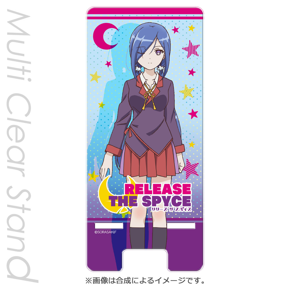 Release The Spyce Multi Clear Stand Hanzomon Yuki Release The Spyce マルチクリアスタンド 半蔵門雪 Anime Goods Card Phone Accessories