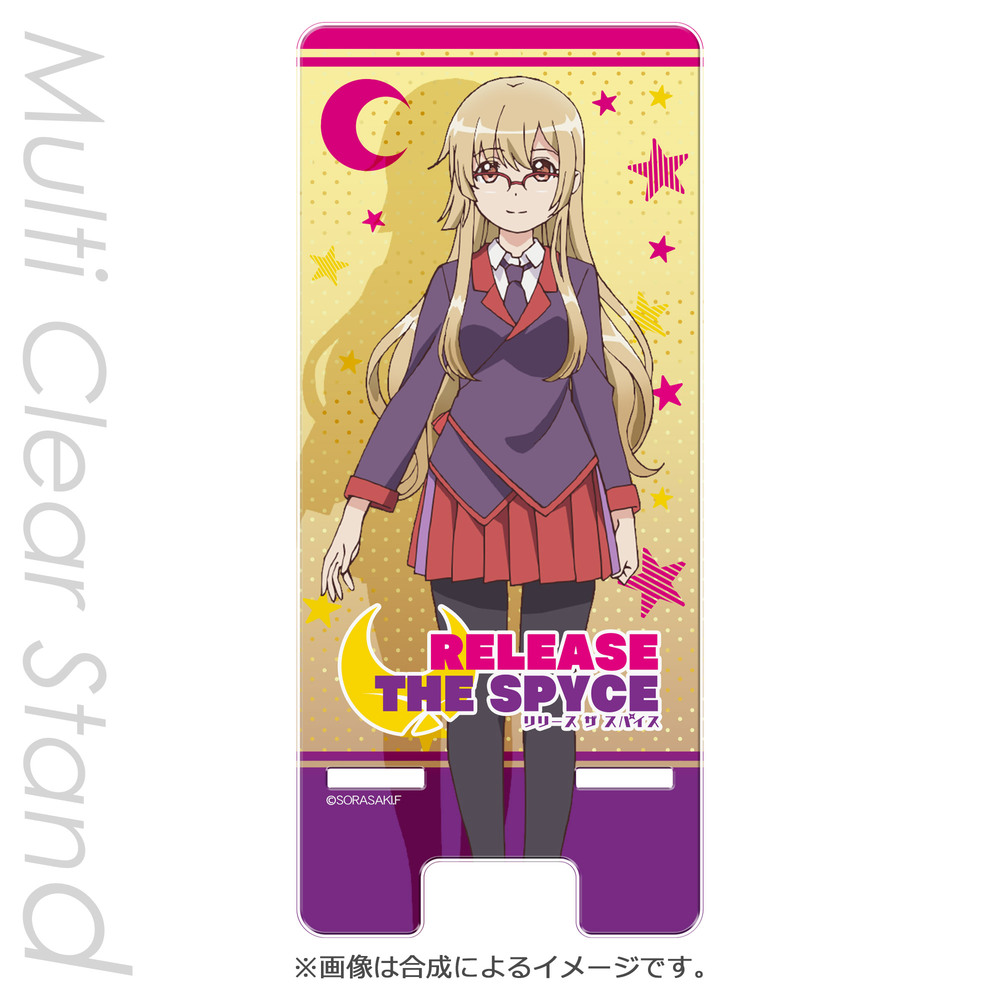 Release The Spyce Multi Clear Stand Aoba Hatsume Release The Spyce マルチクリアスタンド 青葉初芽 Anime Goods Card Phone Accessories