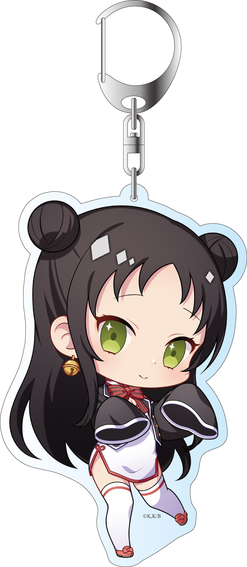 Juliet Of Boarding School Deka Key Chain Wang Teria Deformed Ver 寄宿学校のジュリエット デカキーホルダー 王手李亞 デフォルメver Anime Goods Key Holders Straps